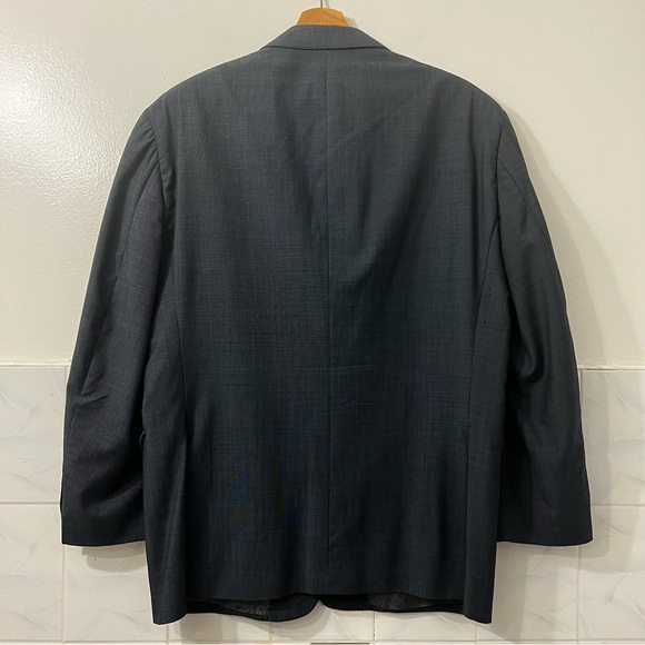 Arnold Brant Sport Coat Men’s 44R Loro Piana Wool Mohair Blend Blue Blazer Italy - Picture 8 of 14